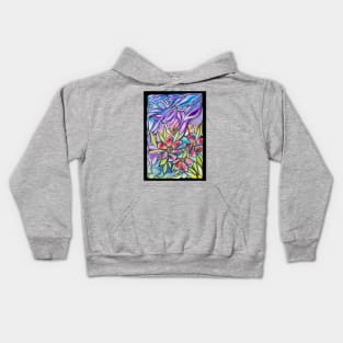 Floral painting Kids Hoodie